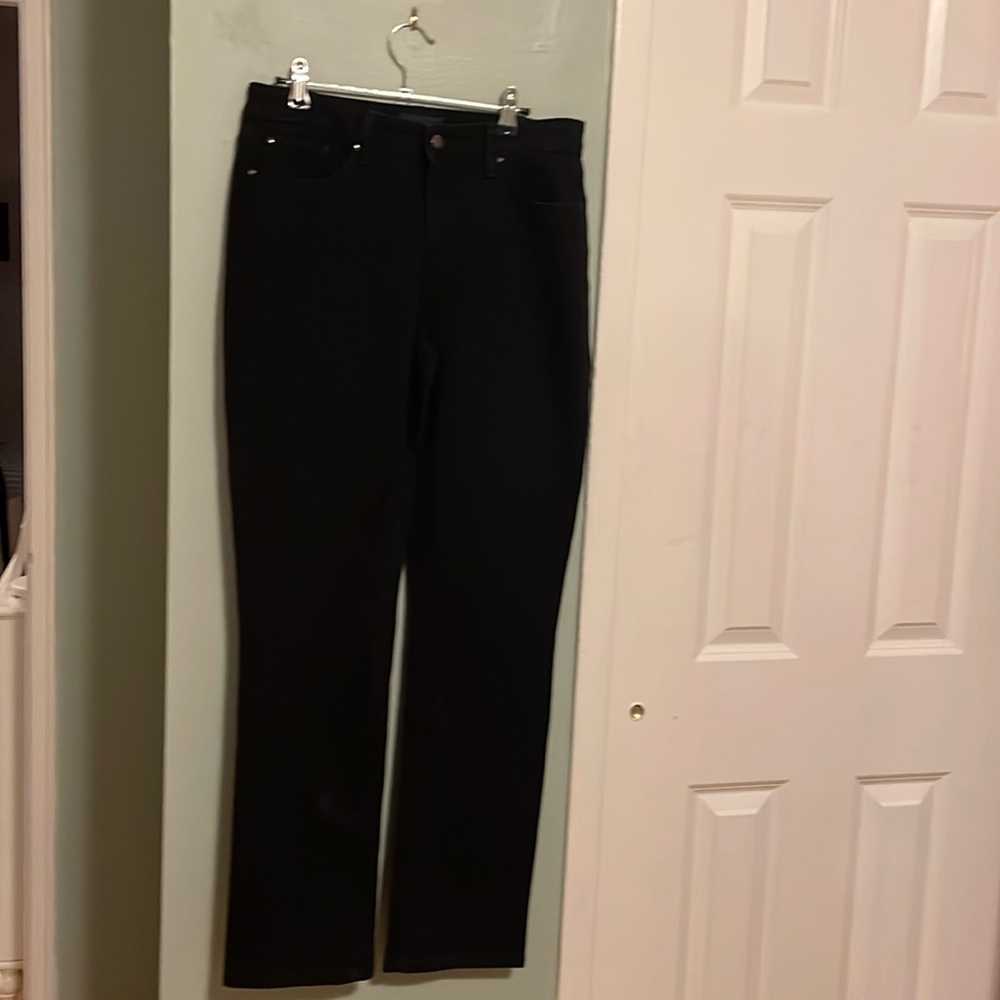 Charter Club Black Lexington Straight Size 8